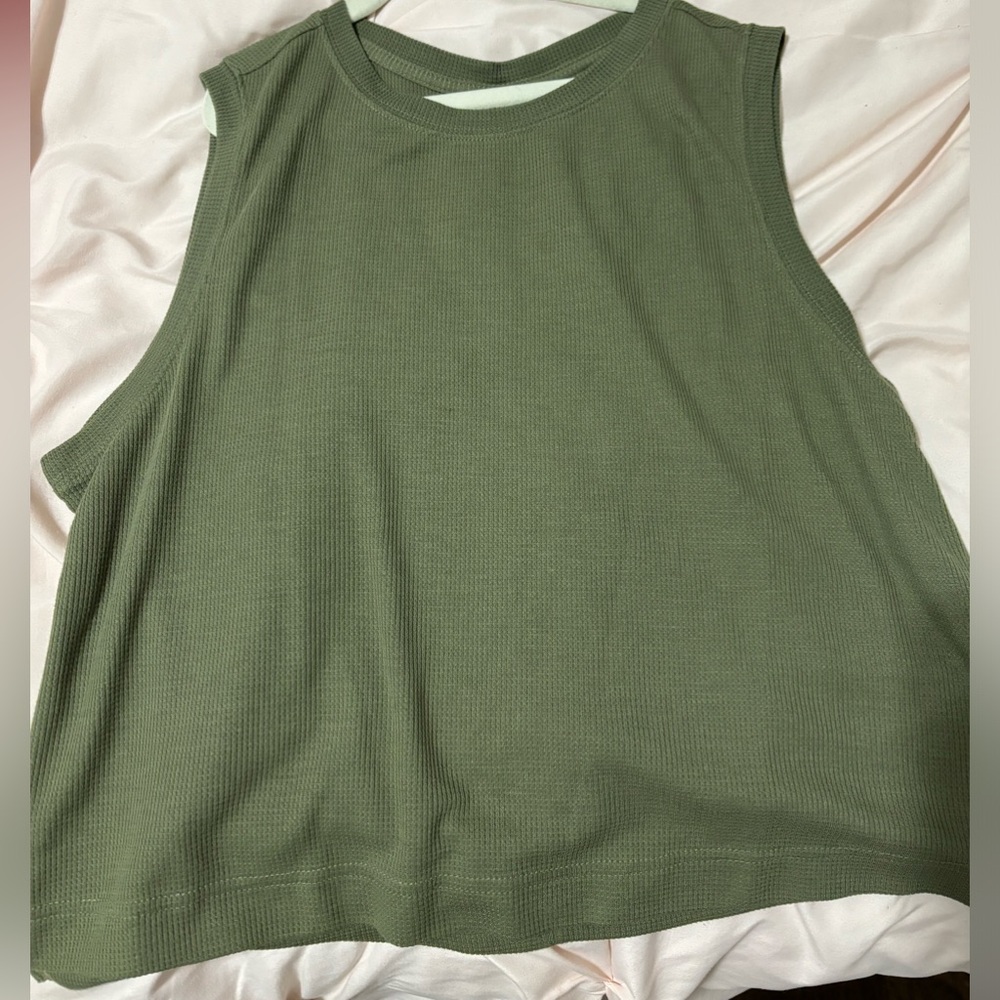 cute tank top; size large but can fit medium